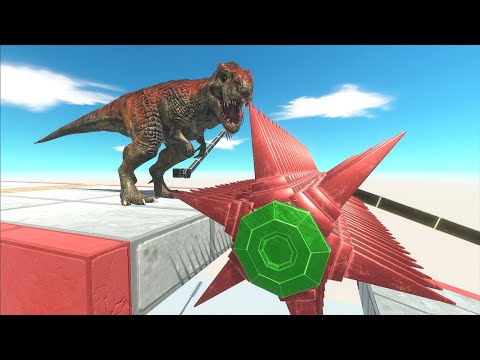 Who Can Jump Over The Swirling Stars? - Animal Revolt Battle Simulator