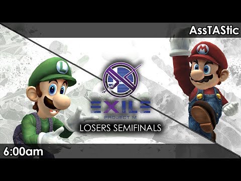 Project M: 6:00am (Luigi) V KoF | AssTAStic (Mario) - Exile 105 Tournament SSBPM