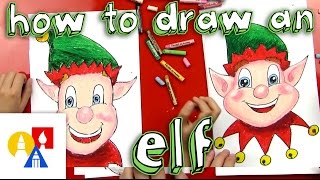 How To Draw A Christmas Elf Face