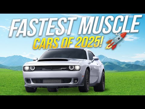 The Fastest American Muscle Cars You Can Buy in 2025