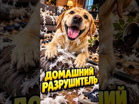 Лабрадор золотистый хаос с хвостом