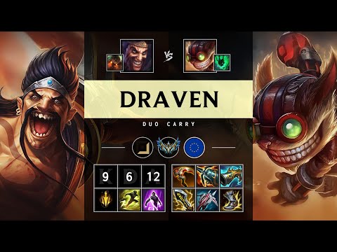 Draven ADC vs Ziggs - EUW Challenger Patch 25.17