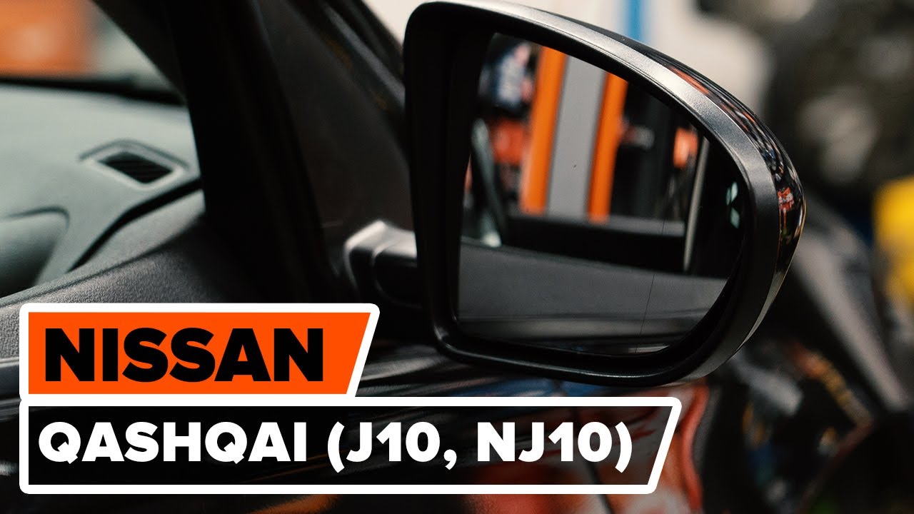 Πώς να αλλάξετε κρύσταλλο καθρέφτη σε Nissan Qashqai J10 - Οδηγίες αντικατάστασης