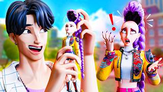 Download lagu HUNTRIX, BUT RUMI USES A VOODOO DOLL! KPop Demon Hunters Animation mp3