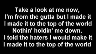 Ace Hood : Top of The World Lyrics on the Screen