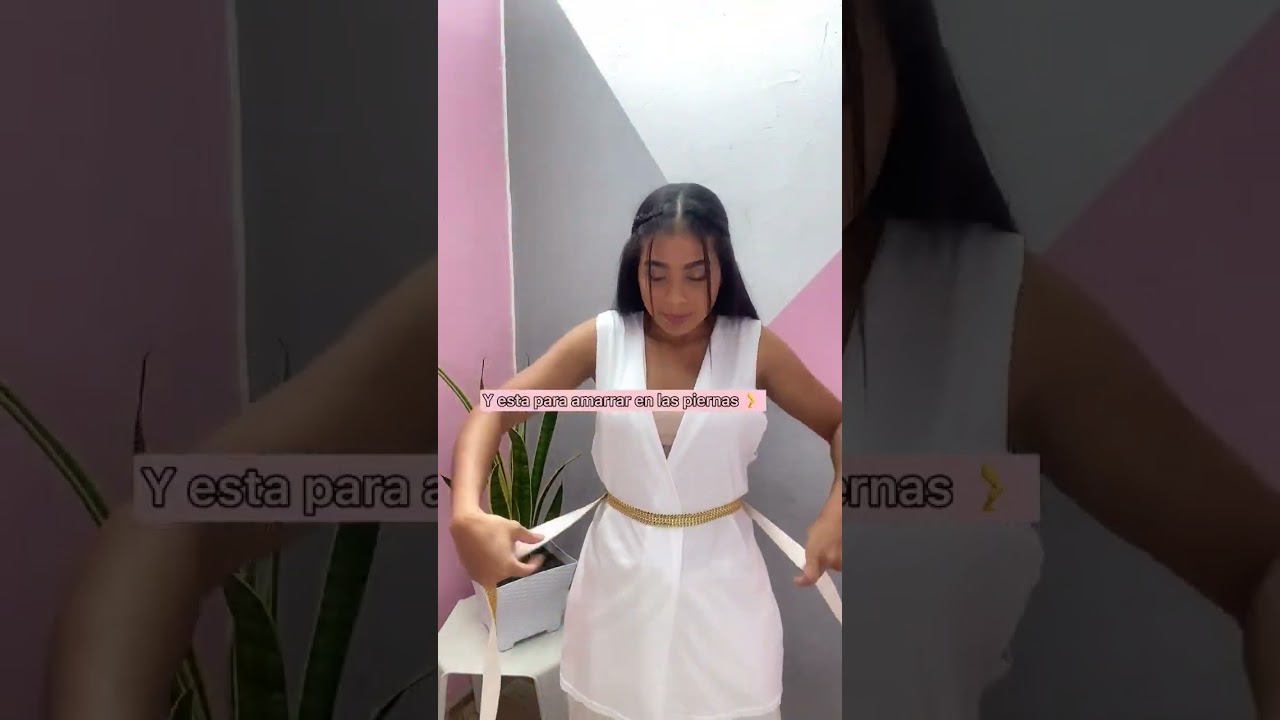 HAZ UN DISFRAZ DE DIOSA GRIEGA