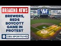 Milwaukee Brewers, Cincinnati Reds boycott Wednesday's game in protest | CBS Sports HQ
