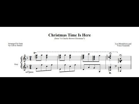 Christmas Time Is Here (Jazz Harp Arrangement)