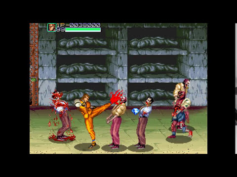 Night Slashers [Arcade DATA EAST Gameplay Playthrough Longplay] ( HD HQ By Urien84)