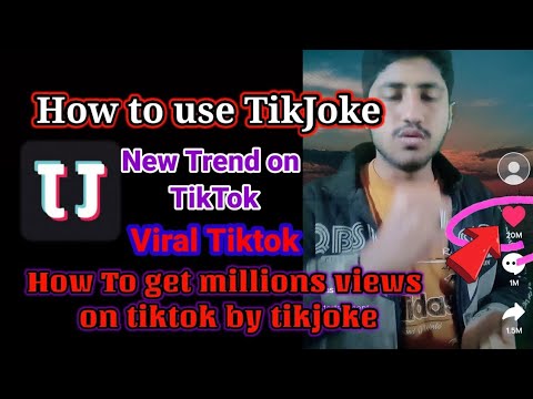 How To use tikjoke app how to get million likes on tiktok video || trick video for you Mein Kaise ly