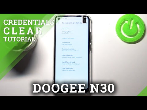 How to Clear Credentials in DOOGEE N30 – Remove All Licenses