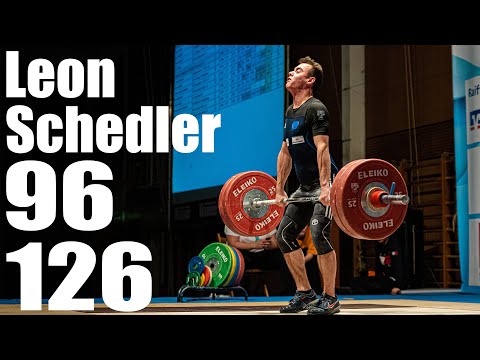 Leon Schedler (55kg) 96kg Snatch 126kg Clean and Jerk - 2019 German Champion