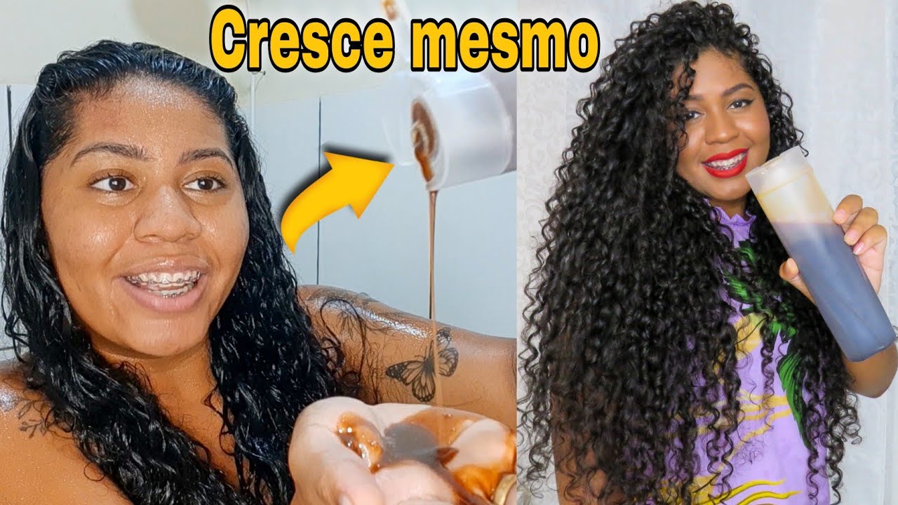 SHAMPOO BOMBA DE CAFÉ e RECEITA CASEIRA PARA CRESCER SEU CABELO - Cabelão em pouco tempo