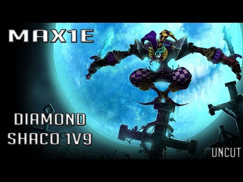 Rank 5 shaco eune | 1v9 carry in gold elo | #6