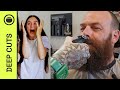 Family Hilarious Reaction After Man Shaves 12 Years Old Beard