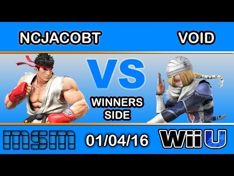 MSM 31 - SoL | NCJacobT (Ryu) Vs. 2GG | VoiD (Sheik) Winners Side - Smash Wii U