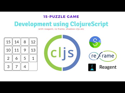 Developing15 puzzle game with #ClojureScript - Part 1
