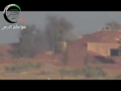 استهداف قوات النظام في الكتيبة المهجورة في ريف درعا بقذائف الهاون من قبل كتيبة الإسلام ابن تيمية