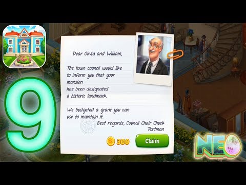 Homescapes: Gameplay Walkthrough Part 9 - A Special Letter (iOS, Android)
