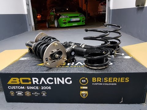 BC Racing Coilovers Suzuki Swift GTI + Adjustable rear toe bars