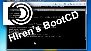 Windows Password Recovery with Hiren