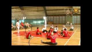 preview picture of video '1st Hungarian Open Women's Sitting Volleyball Tournament, Hungary - Finland, 22.07.2012'