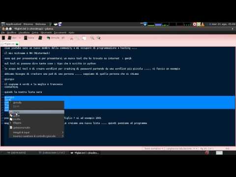 gen2k crea una lista di parole per il cracking di password