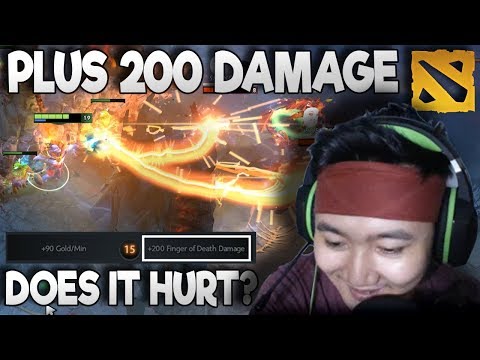 DOES MY FINGER OF DEATH HURTS? said LION - DOTA 2