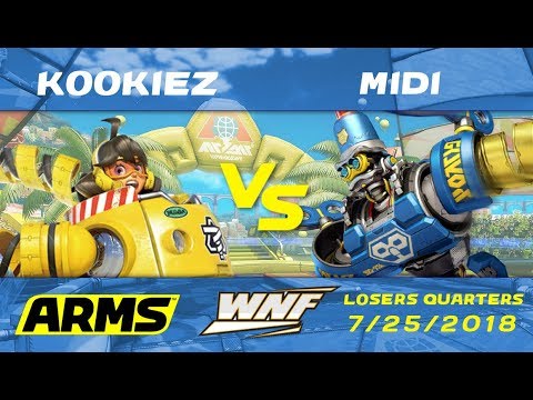 ARMS@WNF 2.12 - Kookiez (Mechanica) VS MIDIMIDIBangBang (Byte & Barq) - Loser's Quarters