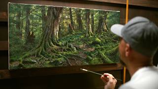 How I Paint Forest Scenes - Create Landscapes With Texture And Light!
