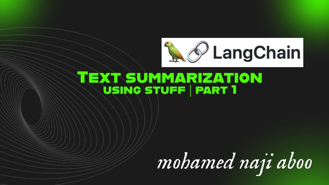 Mastering Text Summarization with LangChain's Stuff Method