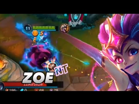 Zoe Gameplay-Main Sampai top 1-Bulid & Runes DIsediakan #wildrift