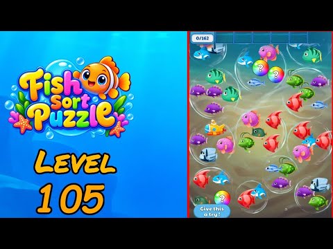 Fish Sort Puzzle Level 105 Walkthrough thumbnail