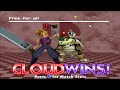 Smash Remix Gameplay Cloud Vs Giant Giga Bowser CPU Level 10