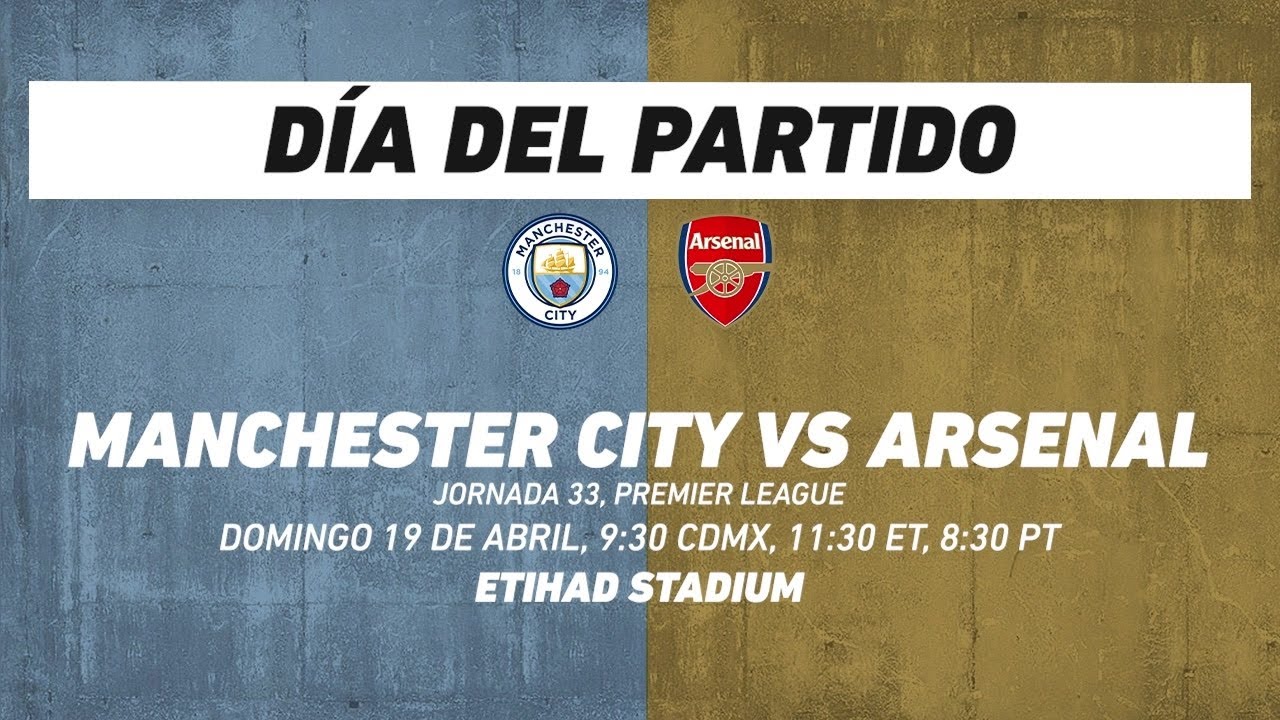 Manchester City vs Arsenal, frente a frente: Premier League