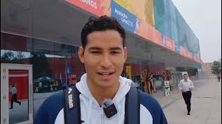 El atleta nacional de natación Erick Gordillo listo para los Juegos Bolivarianos