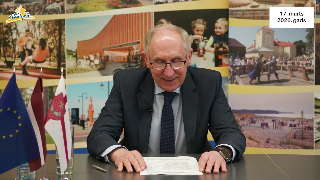 VIDEO: J.Vītoliņš par Ventspils pilsētas aktualitātēm – 17.03.2026.
