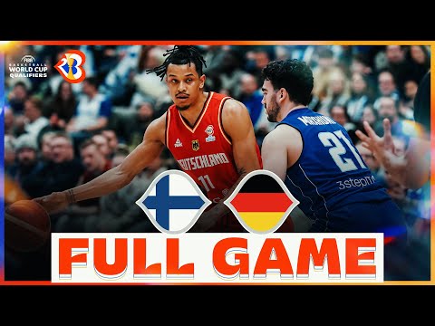 Finland v Germany | Basketball Full Game - #FIBAWC 2023 Qualifiers