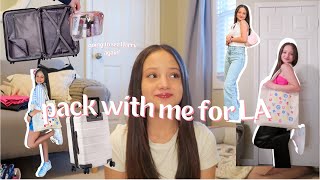 pack with me for LA *last minute outfit planning*