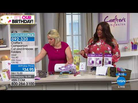 HSN | Crafter's Companion Celebration 07.11.2018 - 02 AM