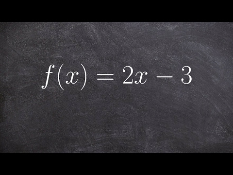 How to determine the domain of a linear function