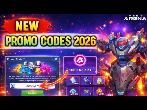 Latest Mech Arena Promo Codes February 2026 🎁🤩 | FREE A-Coins, Mechs & Credits! 🎉 | Mech Arena