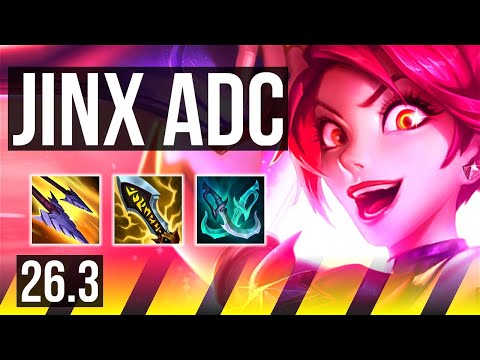 JINX & Lulu vs APHELIOS & Blitzcrank (ADC) | EUW Challenger | 26.3