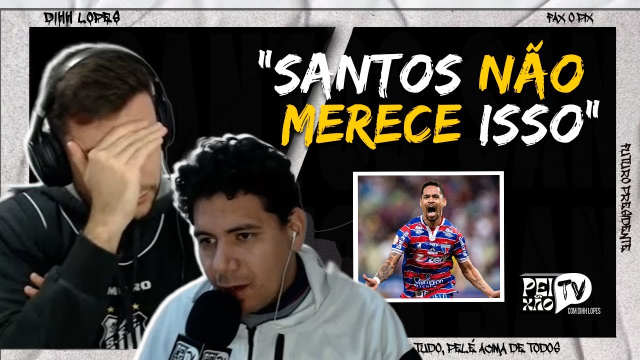 DOIS PÊNALTIS PRO FORTALEZA E O SANTOS TOMA O EMPATE
