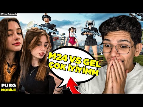 GIRLS PLAYING M24 CALLED VS! LOCAL CHAT VS - PUBG MOBILE
