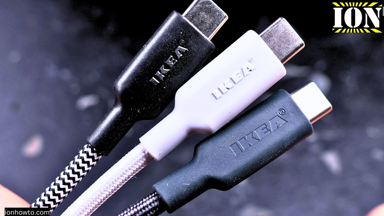 New Ikea Usb-C  Cable 100W vs Old 60W Usb Type-C Cable
