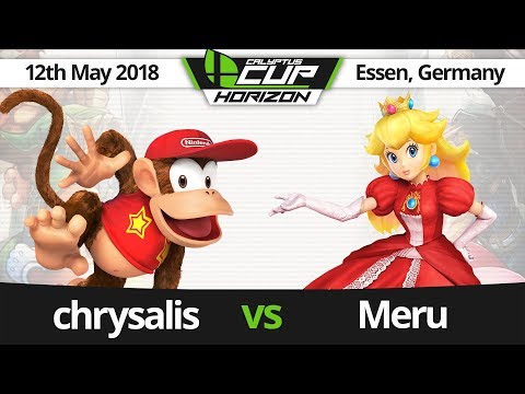 Calyptus Cup Horizon - chrysalis (Diddy Kong) vs Meru (Peach) - Smash 4