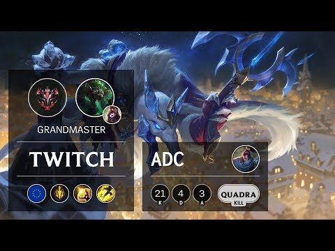 Twitch ADC vs Yasuo - EUW Grandmaster Patch 9.7