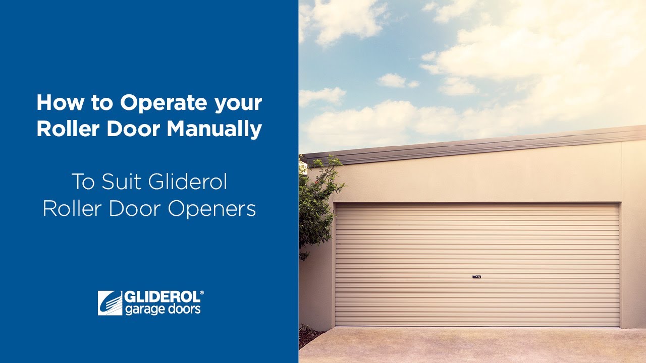 How do you open a Gliderol garage door manually? Tipseri