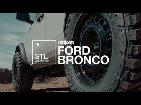 Rotiform STL Cast Monoblock Wheels | Ford Bronco